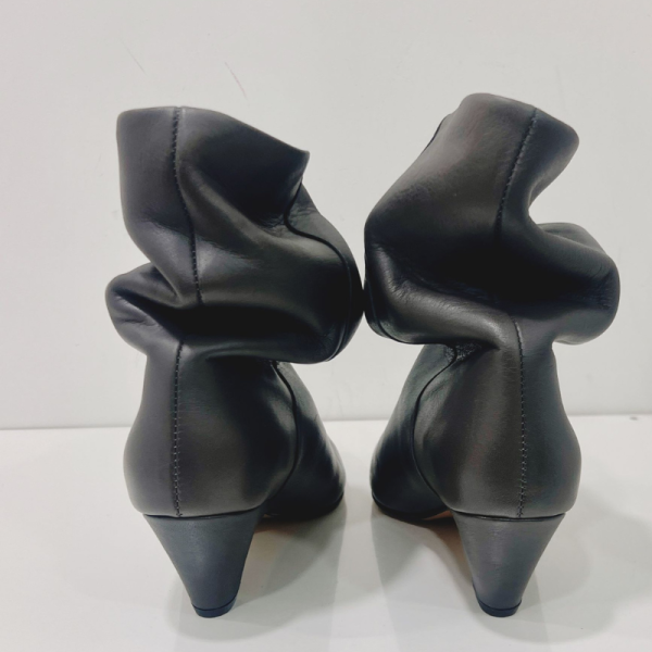 Botines grises cuero - Imagen 2