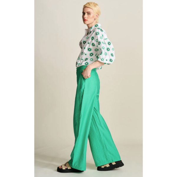 OUTLET PANTALÓN VERDE-POM - Imagen 3