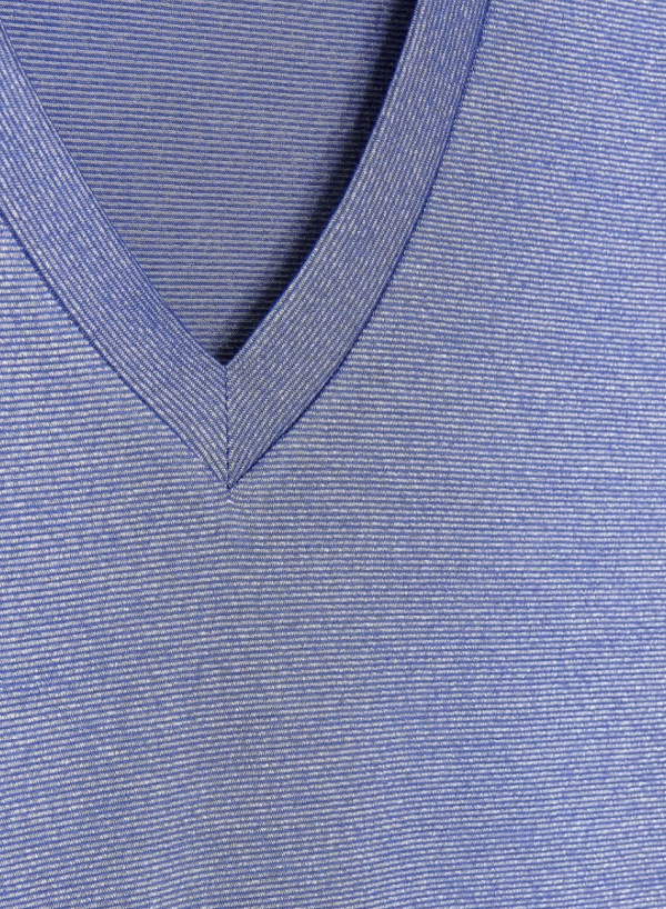 OUTLET CAMISETA LUREX AZUL-CKS - Imagen 3