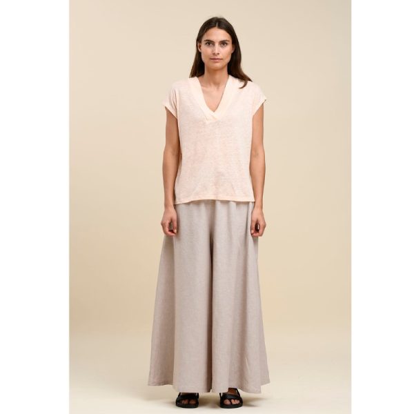 OUTLET CAMISETA CUELLO PICO- - Imagen 2