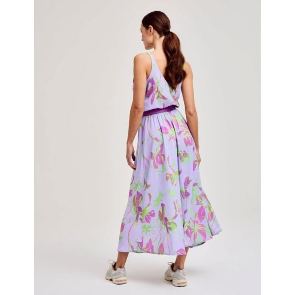 OUTLET VESTIDO MORADO DE FLORES-CKS - Imagen 5