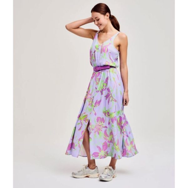 OUTLET VESTIDO MORADO DE FLORES-CKS - Imagen 7