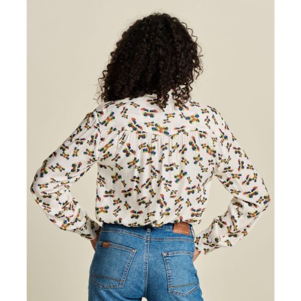 Blusa mariposa multicolor - Imagen 2