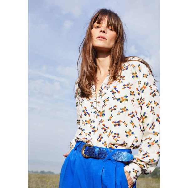 Blusa mariposa multicolor - Imagen 5