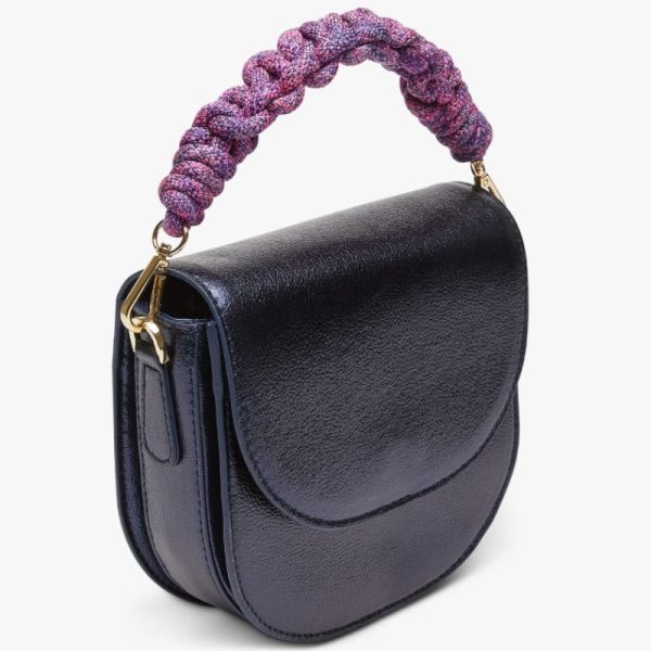 Bolso azul metalizado - Imagen 2