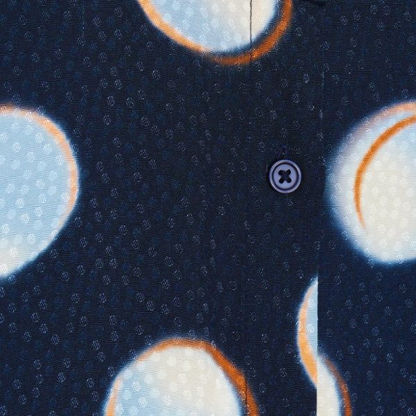 CAMISA AZUL CIRCULOS - Imagen 3