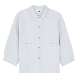 CHAQUETA RAYAS AZULES
