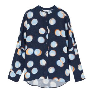 CAMISA AZUL MARINO CIRCULOS