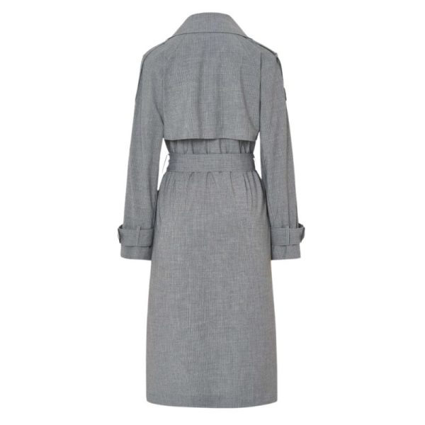 GABARDINA GRIS DE RAYAS - Imagen 2