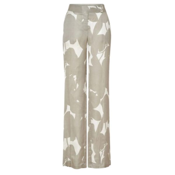 pantalon scripta blanco y beige