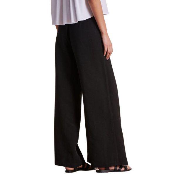 PANTALÓN ANCHO NEGRO-LA FEE MARABOUTEE - Imagen 4