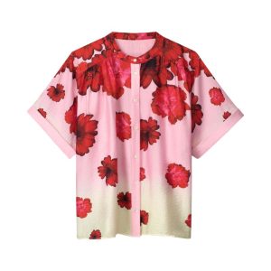 CAMISETA FLORES POM