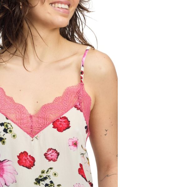 LENCERA BLANCA FLORES-POM - Imagen 4