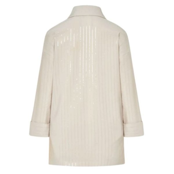 BLAZER BLANCA LENTEJUELAS-SCRIPTA - Imagen 2