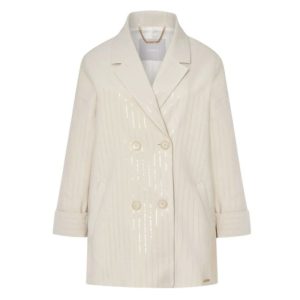 BLAZER BLANCA LENTEJUELAS-SCRIPTA