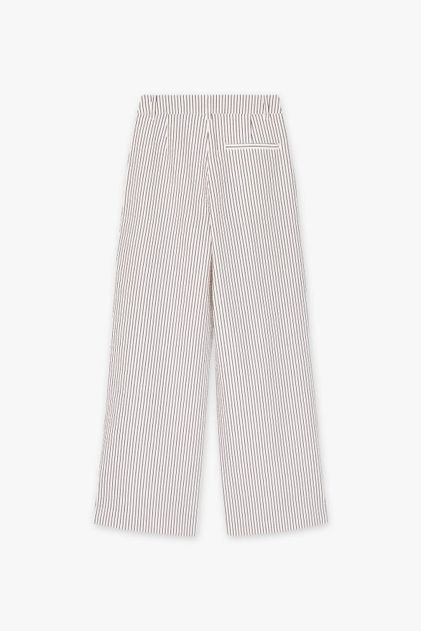 PANTALON BLANCO RAYAS CKS - Imagen 4