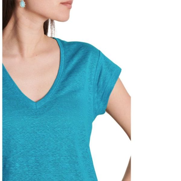 CAMISETA AZUL TURQUESA-LA FÉE MARABOUTÉE - Imagen 3