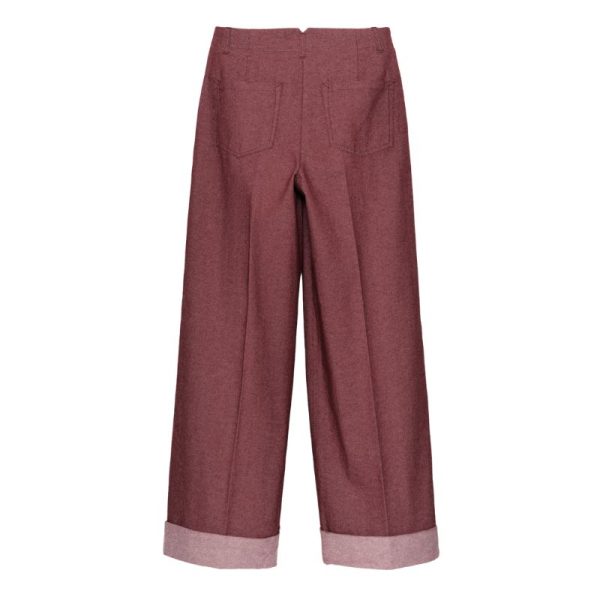 PANTALÓN VAQUERO BURGUNDI-CKS - Imagen 2