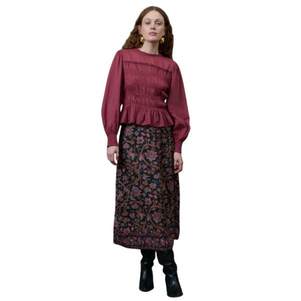 BLUSA TEJA PLISADA-LOUISE MISHA - Imagen 3