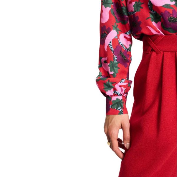 CAMISA ROJA DE GUINDILLAS-POM - Imagen 5