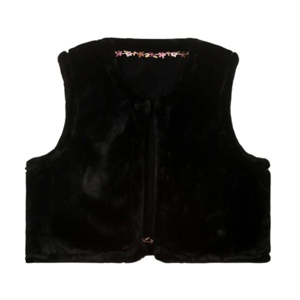 CHALECO NEGRO BORDADO-LOUISE MISHA - Imagen 5
