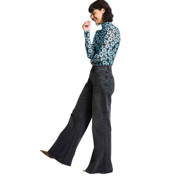MALLA FLORES AZULES-POM - Imagen 4