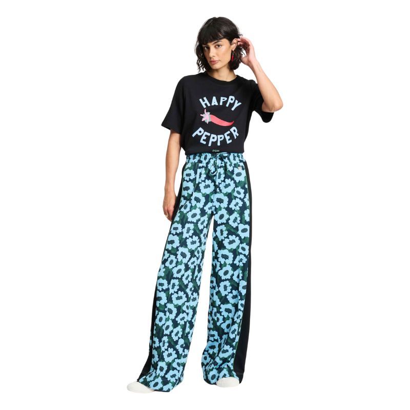 PANTALÓN FLORES AZULES-POM - Imagen 5