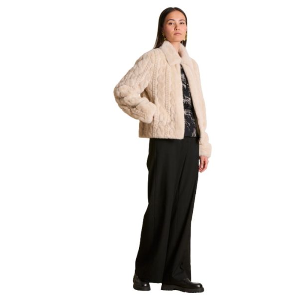 CAZADORA PELO BEIGE-LA FEE MARABOUTEE - Imagen 4