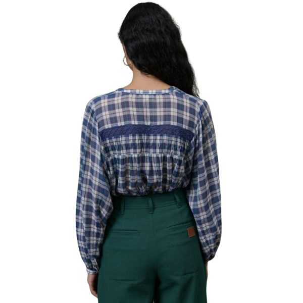 CAMISA AZUL CUADROS-LOUISE MISHA - Imagen 4