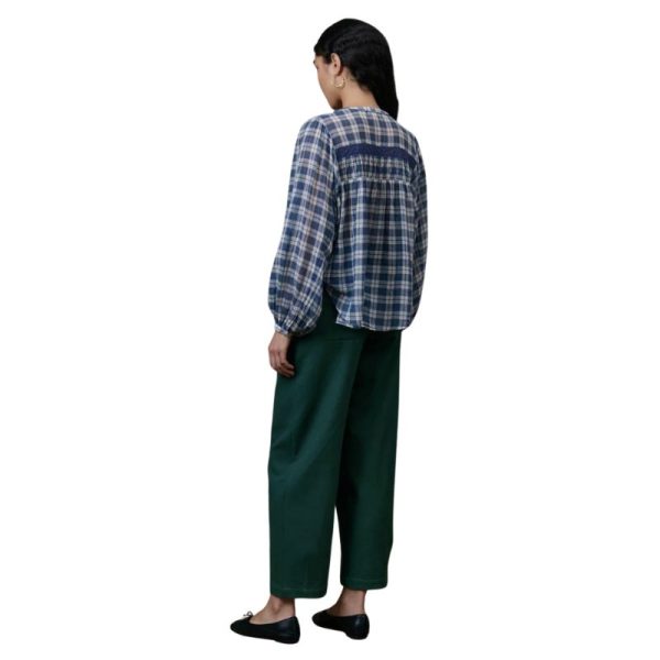 CAMISA AZUL CUADROS-LOUISE MISHA - Imagen 3