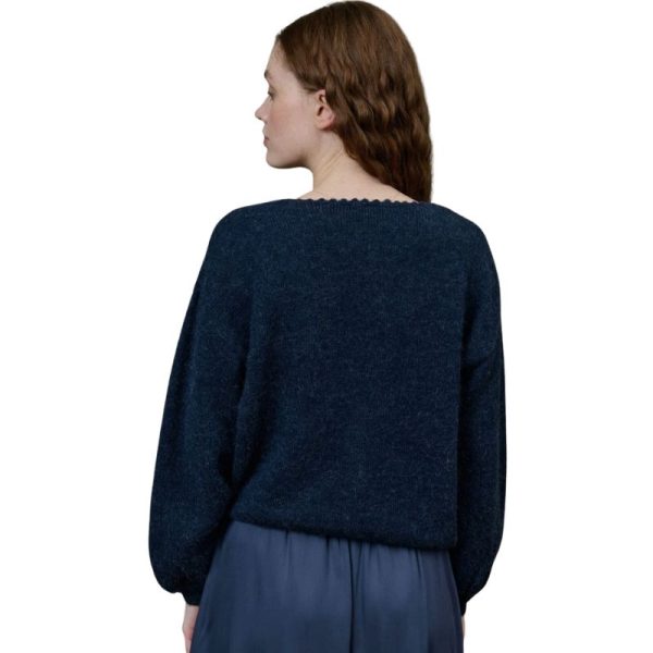 CHAQUETA AZUL BORDADA-LOUISE MISHA - Imagen 2