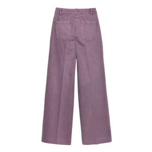 Pantalón vaquero ancho color malva – CKS