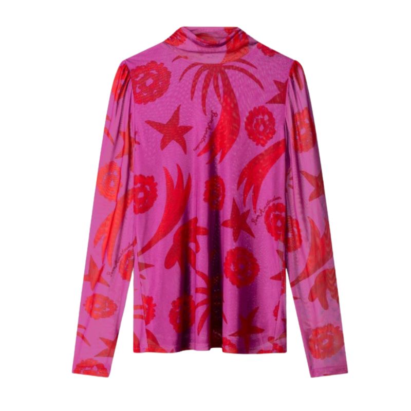 MALLA ROSA ESTRELLA-POM